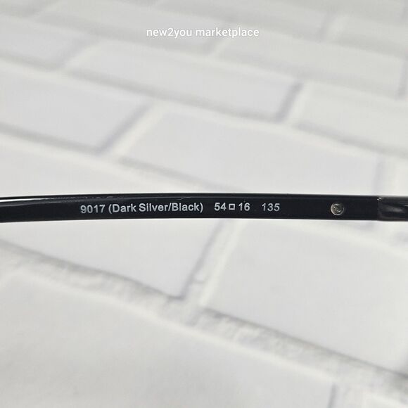 Pre owned COACH HC 5073 9017 DARK SILVER BLACK AUTHENTIC EYEGLASSES RX 52-16-135 - Picture 11 of 12